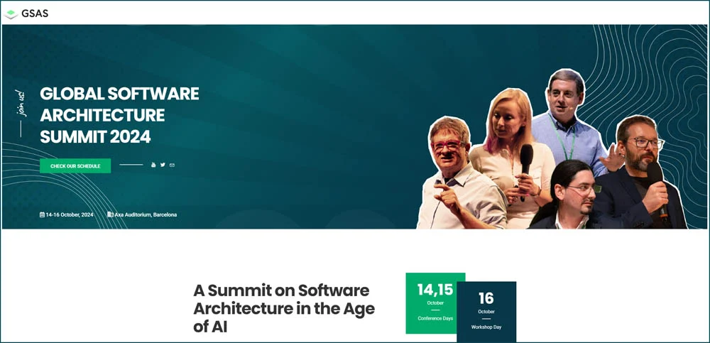 GSAS - A Summit on Software Architecture in the Age of AI